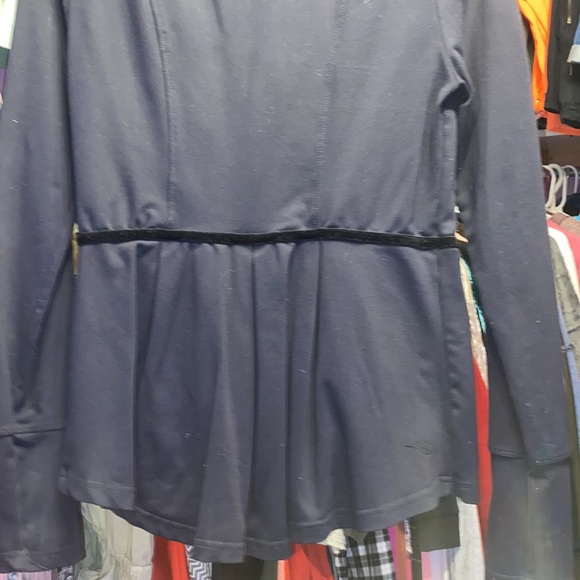 Black Ladies DIADORA hoodie zipper sweater great shape activewear size S/P - Picture 6 of 7